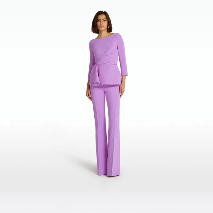 Safiyaa Paisley Lupine Top Women Tops