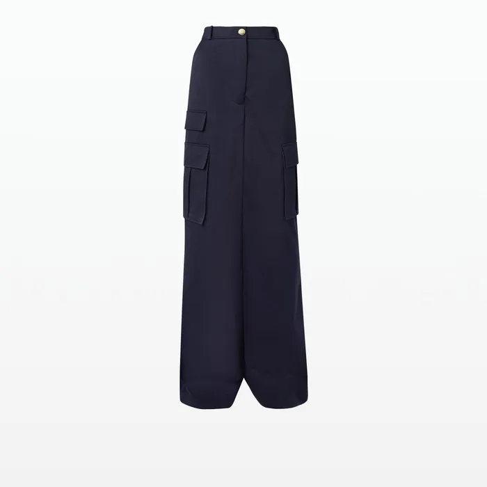 Safiyaa Paola Midnight Navy Trousers Women Trousers