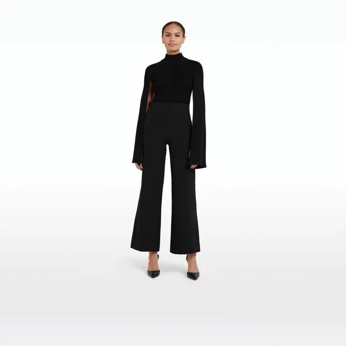 Safiyaa Patti Black Trousers Women Trousers
