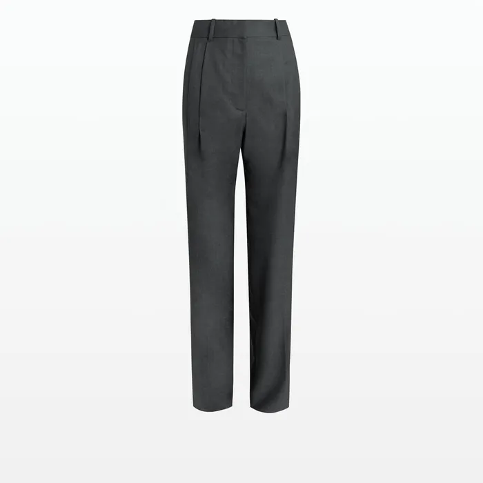Safiyaa Penelope Grey Melange Trousers Women Trousers