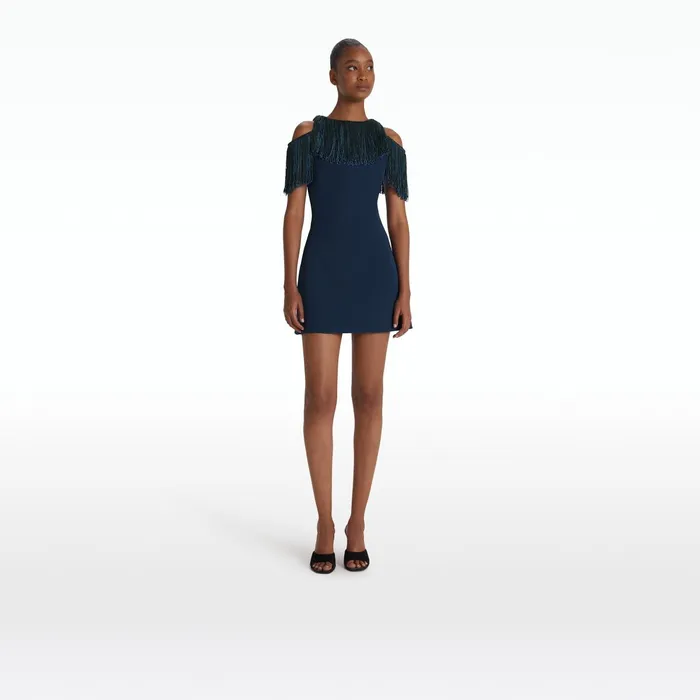Safiyaa Raleigh Moonlit Ocean Short Dress Women Dresses