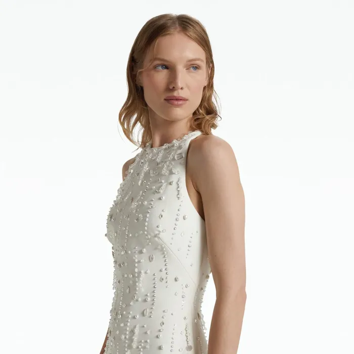 Safiyaa Rosmand Ivory Short Dress Women Dresses