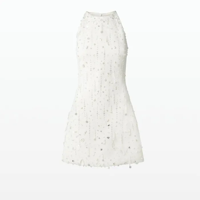 Safiyaa Rosmand Ivory Short Dress Women Dresses
