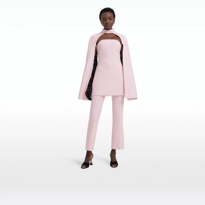 Safiyaa Rowan Barely Pink Short Dress Women Dresses