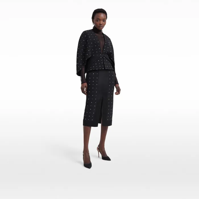 Safiyaa Sabrina Black Skirt Women Skirts