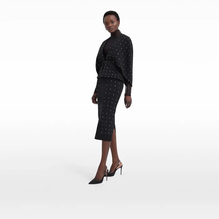 Safiyaa Sabrina Black Skirt Women Skirts