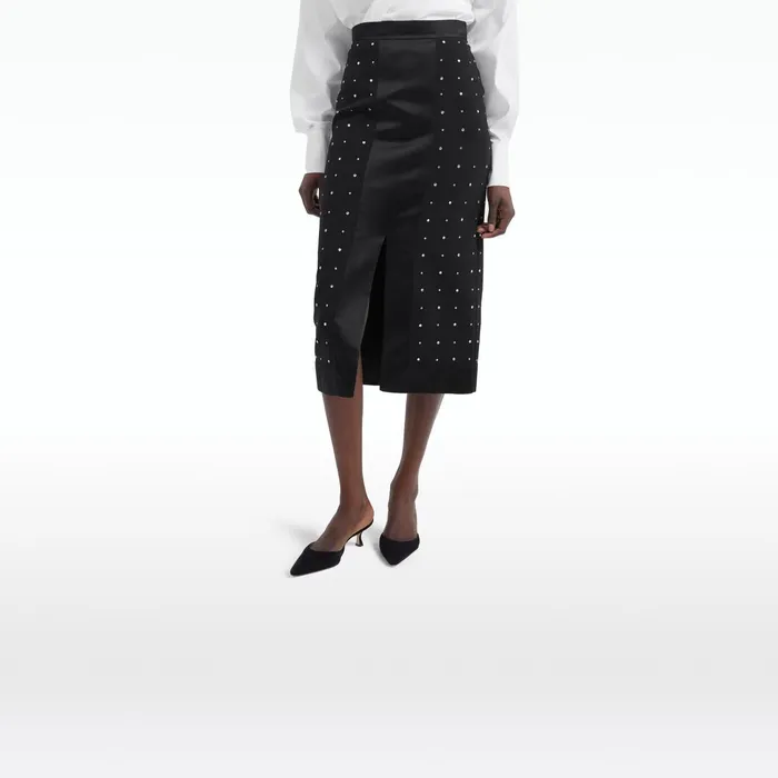 Safiyaa Sabrina Black Skirt Women Skirts