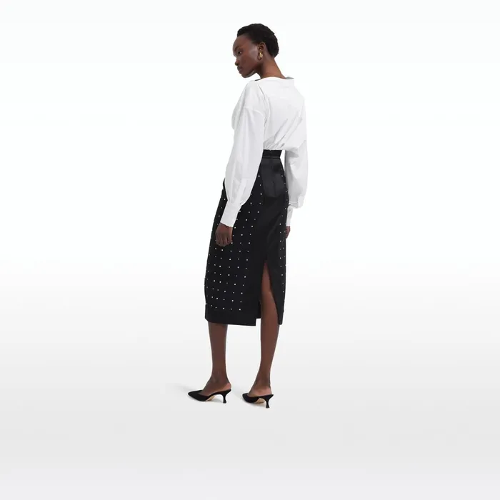 Safiyaa Sabrina Black Skirt Women Skirts