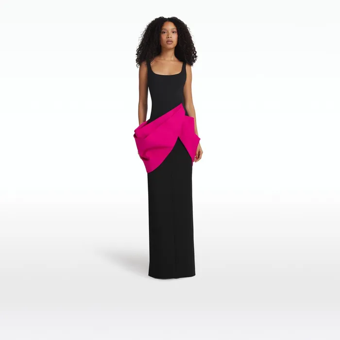 Safiyaa Salena Black and Beverley Long Dress Women Dresses