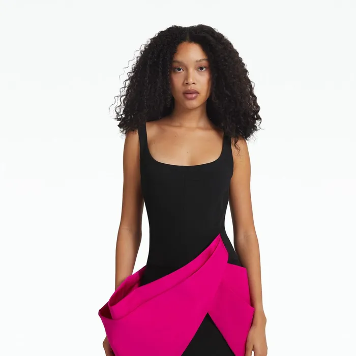 Safiyaa Salena Black and Beverley Long Dress Women Dresses