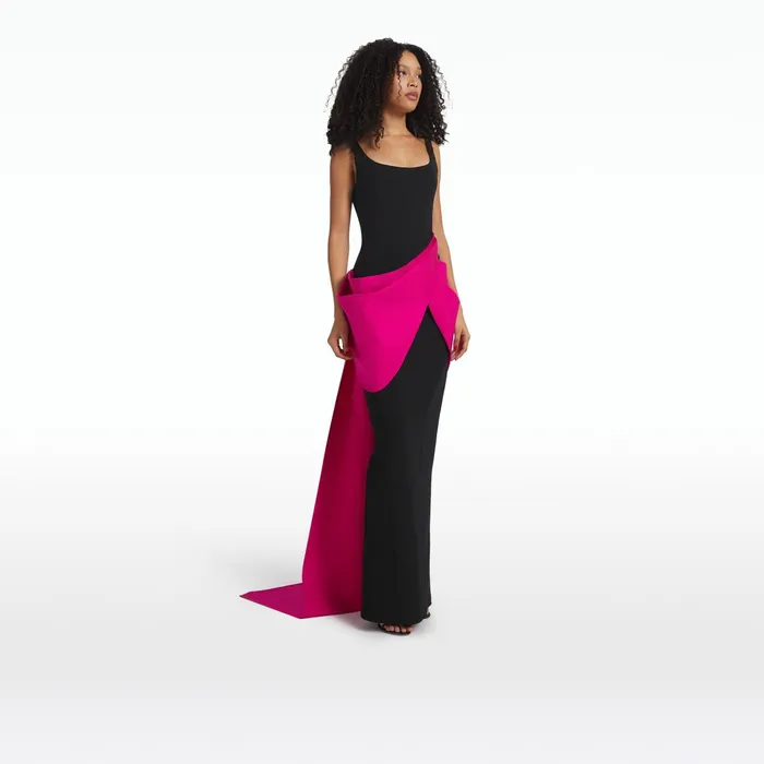 Safiyaa Salena Black and Beverley Long Dress Women Dresses