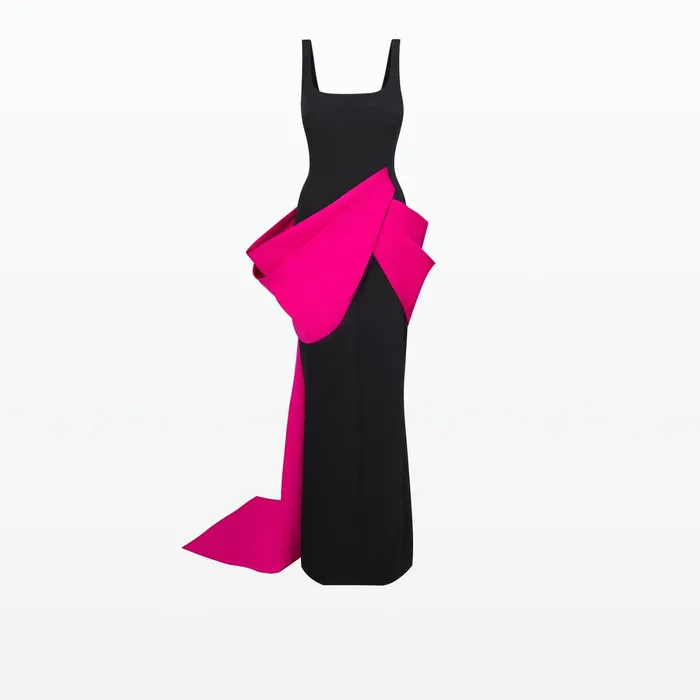 Safiyaa Salena Black and Beverley Long Dress Women Dresses