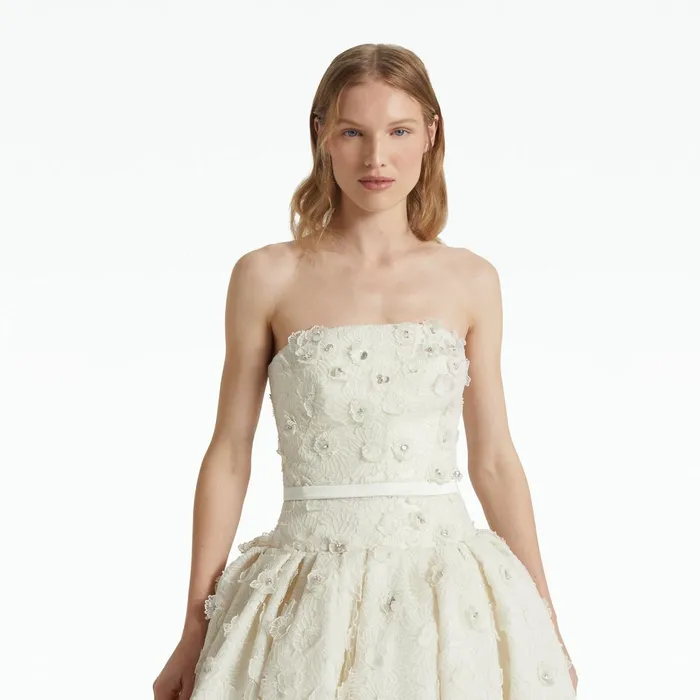 Safiyaa Seda Ivory Long Dresse Women Dresses