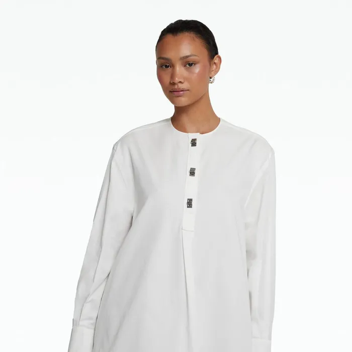 Safiyaa Seyma Shirt In Ivory Women Tops