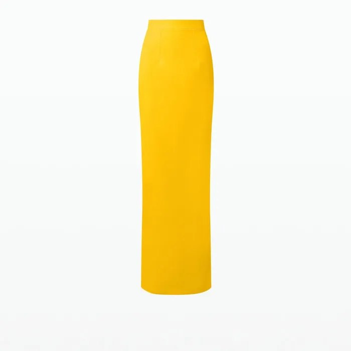 Safiyaa Sidha Sunshine Yellow Skirt Women Skirts