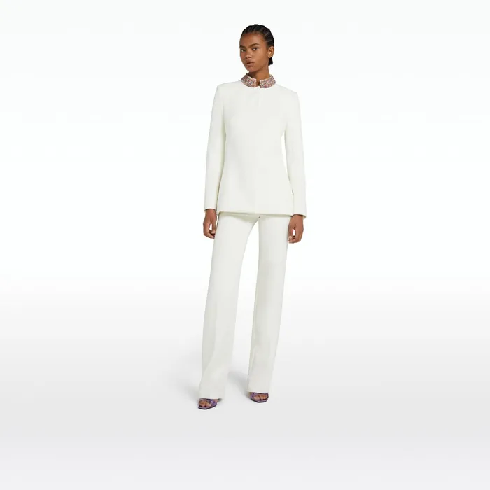 Safiyaa Sneha Ivory Jacket Women Jackets Coats