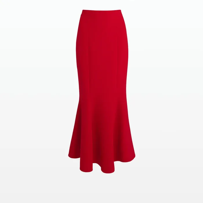 Safiyaa Sol Crimson Skirt Women Skirts
