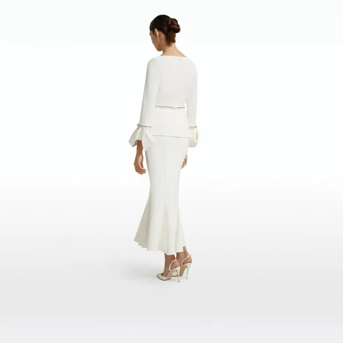 Safiyaa Sol Ivory Skirt Women Skirts