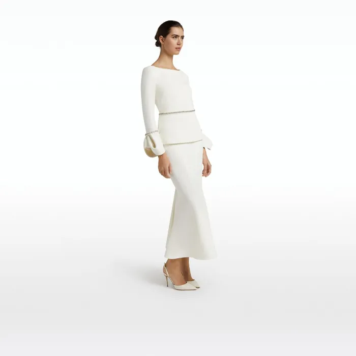 Safiyaa Sol Ivory Skirt Women Skirts