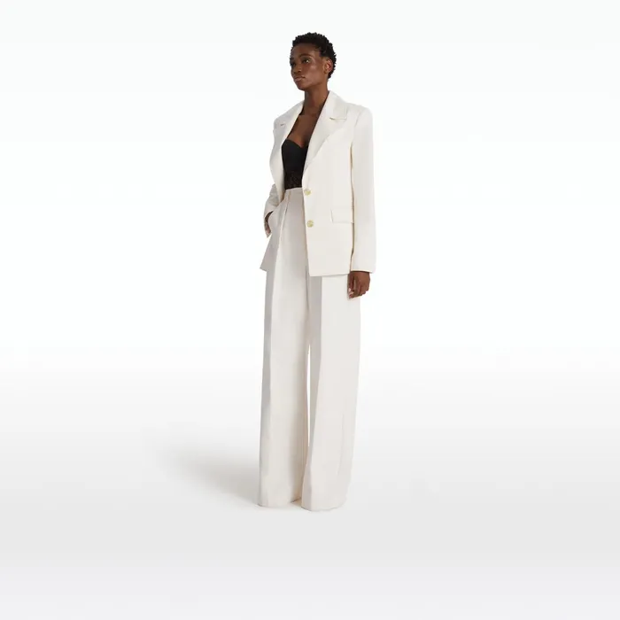 Safiyaa Solaris Ivory Jacket Women Jackets Coats