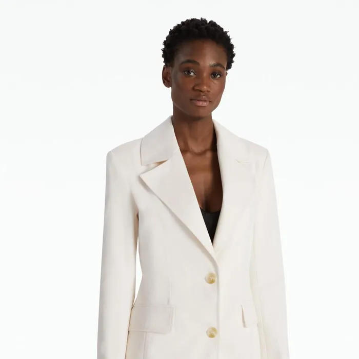Safiyaa Solaris Ivory Jacket Women Jackets Coats