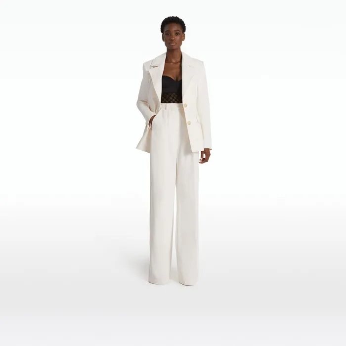 Safiyaa Solaris Ivory Jacket Women Jackets Coats