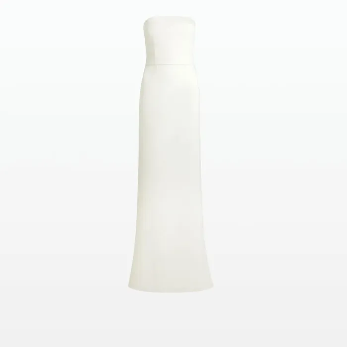 Safiyaa Soshin Ivory Dress With Bellara Curled Leaf Embroidered Harness Women Dresses