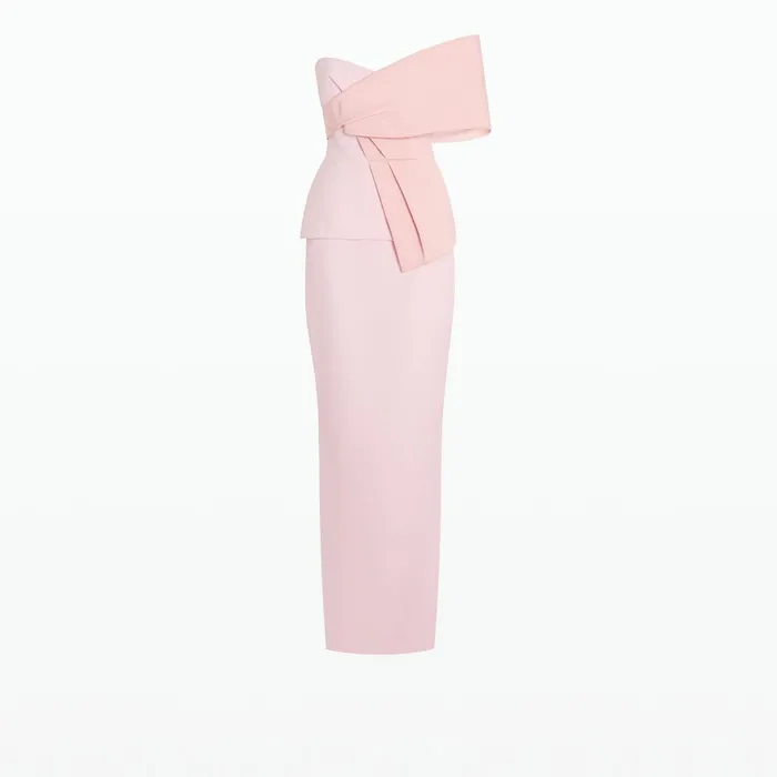 Safiyaa Suri Peony Blush Long Dress Women Dresses