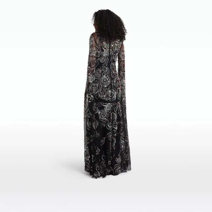 Safiyaa Talina Black Long Dress Women Dresses
