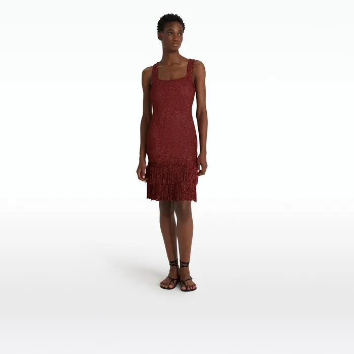 Safiyaa Taylor Amber Sun Knit Dress Women Knitwear