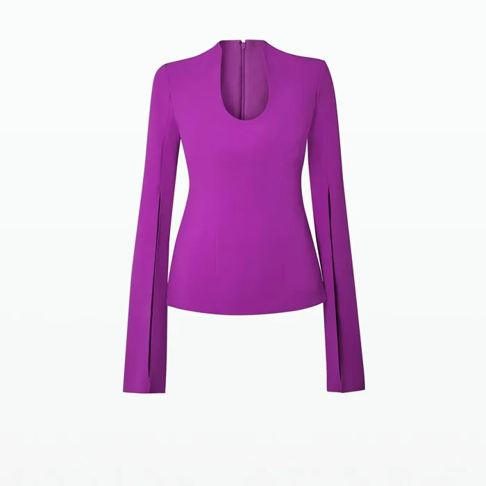 Safiyaa Thais Magenta Top Women Tops
