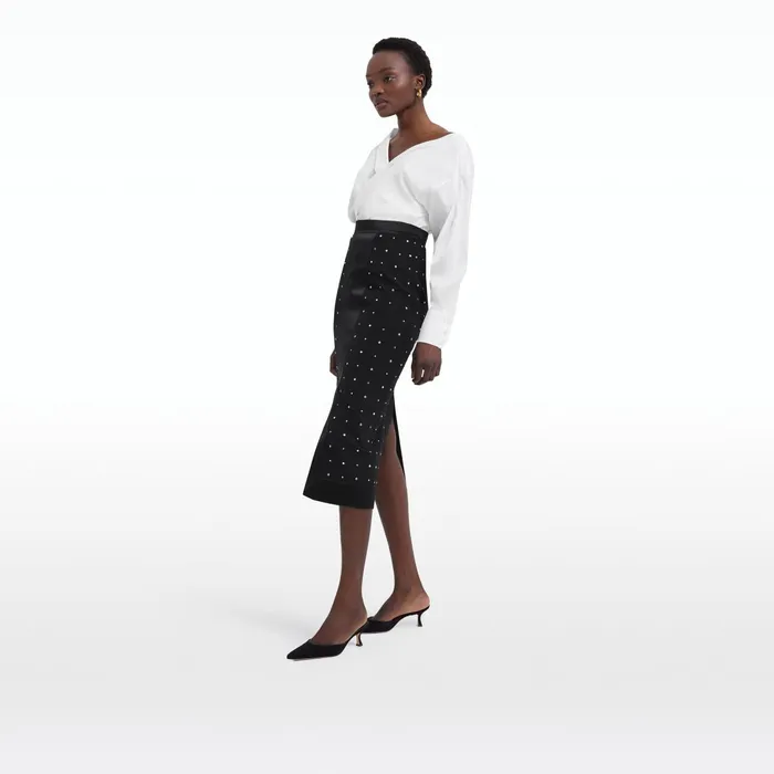 Safiyaa Tia Ivory Cotton Top Women Tops