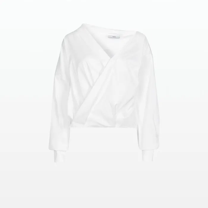 Safiyaa Tia Ivory Cotton Top Women Tops
