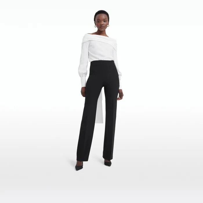 Safiyaa Tilly Ivory Cotton Shirt Women Tops