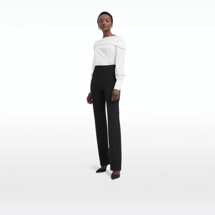 Safiyaa Tilly Ivory Cotton Shirt Women Tops
