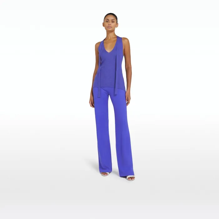 Safiyaa Titu Anemone Blue Knit Women Tops