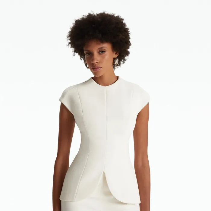 Safiyaa Toril Ivory Top Women Tops