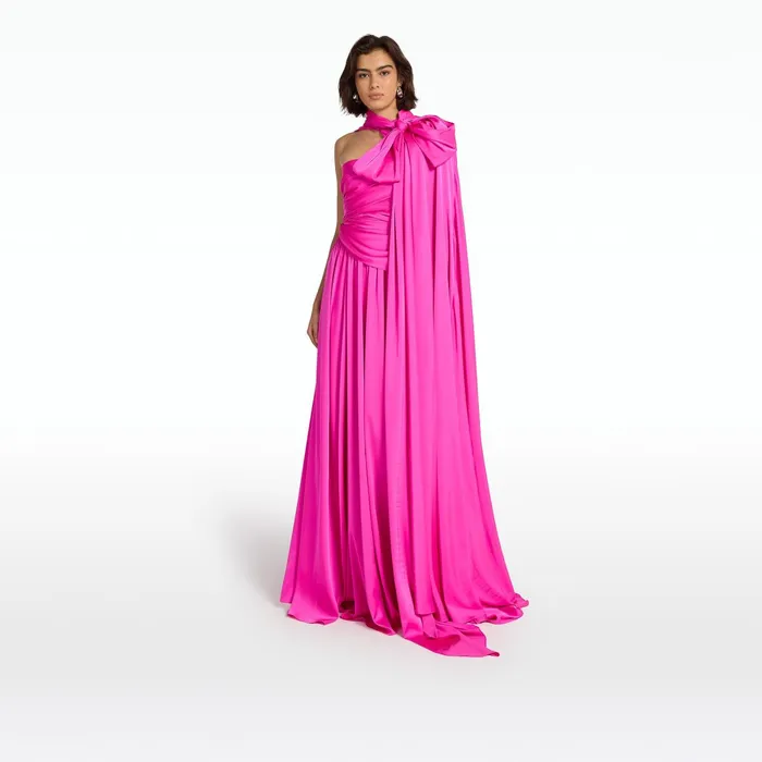 Safiyaa Victoire and Cela Beverley Long Dress And Cape Women Capes Harnesses