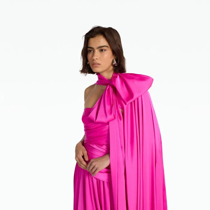 Safiyaa Victoire and Cela Beverley Long Dress And Cape Women Capes Harnesses