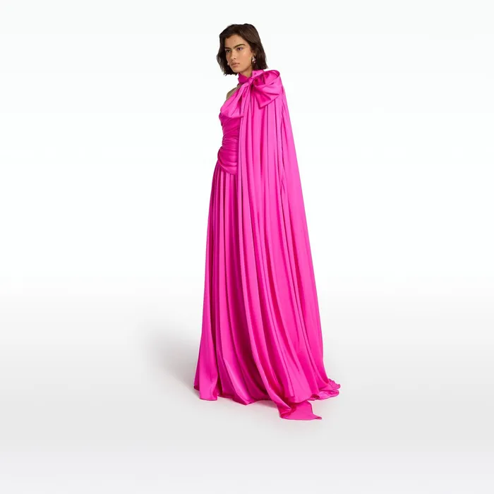 Safiyaa Victoire and Cela Beverley Long Dress And Cape Women Capes Harnesses