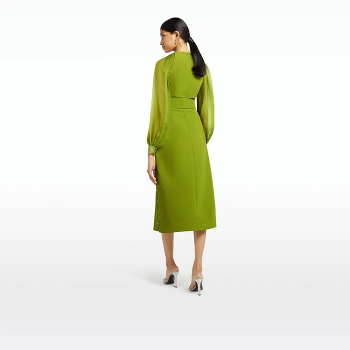Safiyaa Viola Woodbine Midi Dress Women Dresses