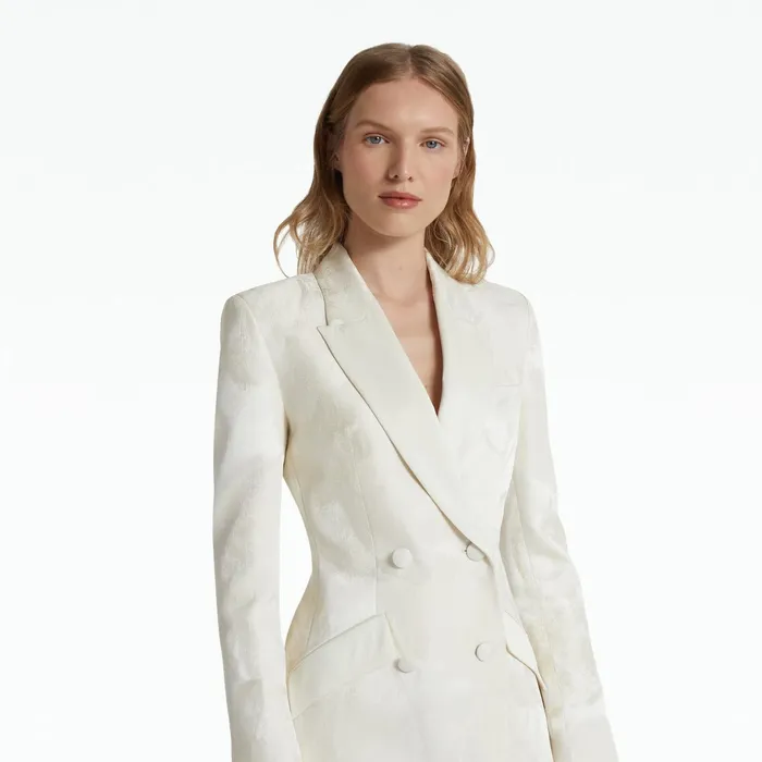 Safiyaa Wynnie Ivory Jacket Women Jackets Coats