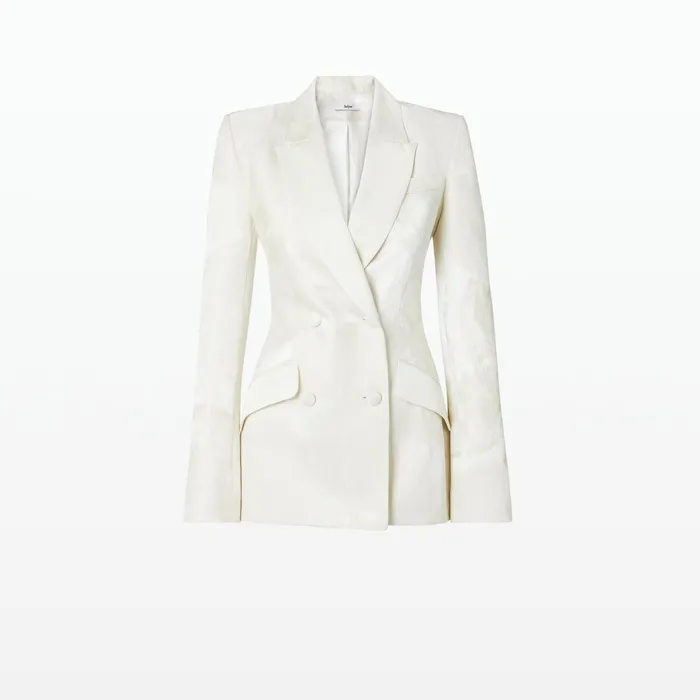 Safiyaa Wynnie Ivory Jacket Women Jackets Coats