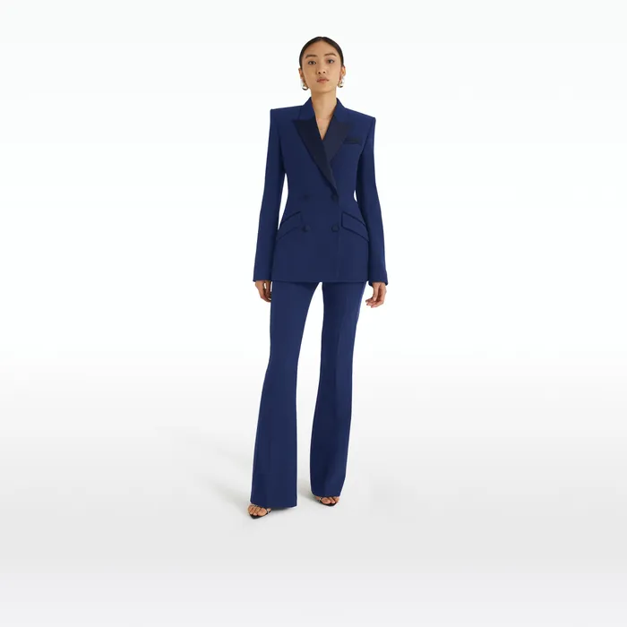 Safiyaa Wynnie Oxford Blue Jacket Women Jackets Coats
