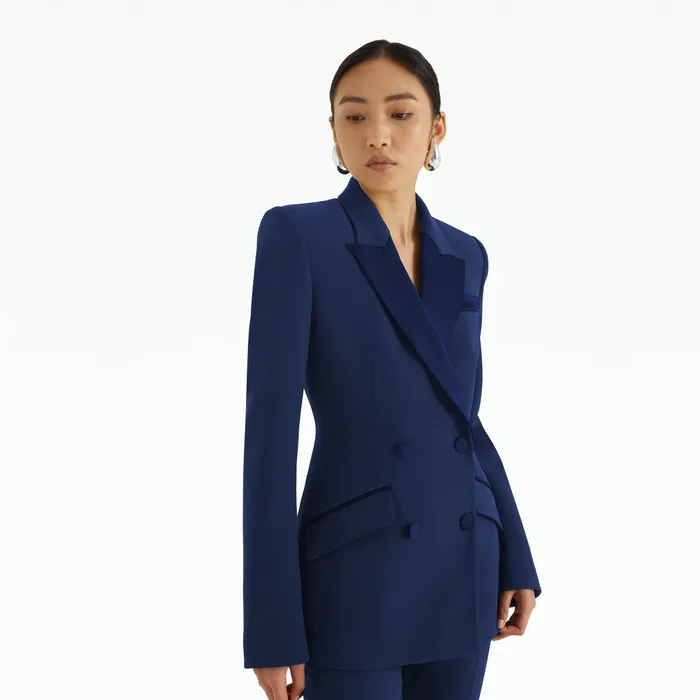 Safiyaa Wynnie Oxford Blue Jacket Women Jackets Coats