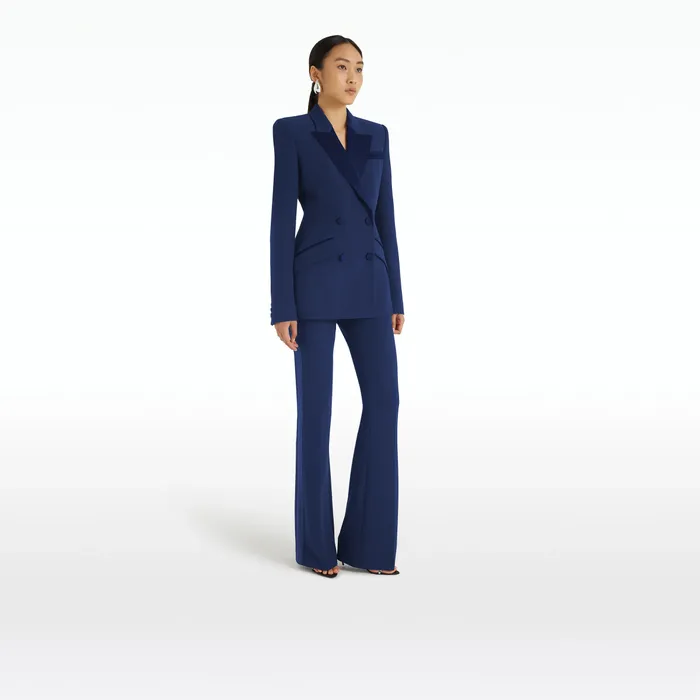 Safiyaa Wynnie Oxford Blue Jacket Women Jackets Coats