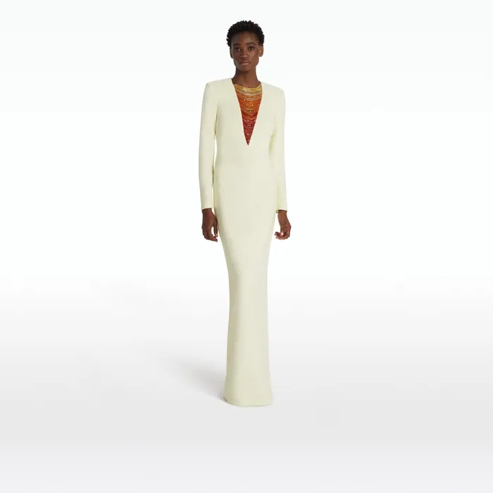 Safiyaa Xena Sorbet Long Dress Women Dresses