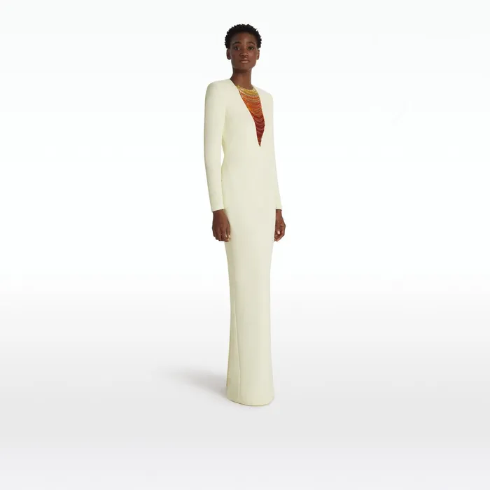 Safiyaa Xena Sorbet Long Dress Women Dresses