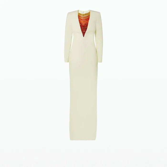 Safiyaa Xena Sorbet Long Dress Women Dresses