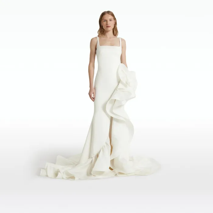 Safiyaa Yana Long Dresses In Ivory Women Dresses